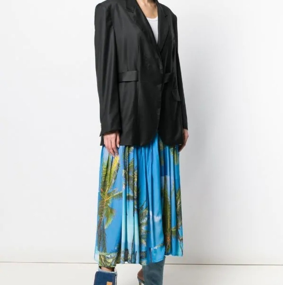 Natasha Zinko Jacket‎ Jacket Detachable Maxi Dress Sz M